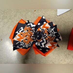 Halloween Spider Hair Bow